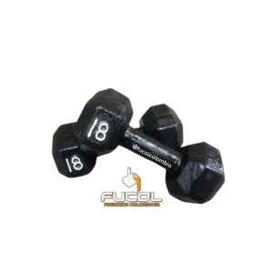 2 MANCUERNAS HEXAGONALES DE 18 LBS