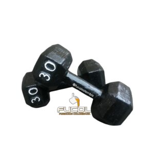 2 MANCUERNAS HEXAGONALES DE 30 LBS