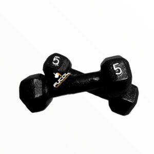 2 MANCUERNAS HEXAGONALES DE 5 LBS