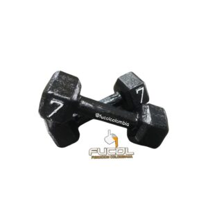 2 MANCUERNAS HEXAGONALES DE 7 LBS