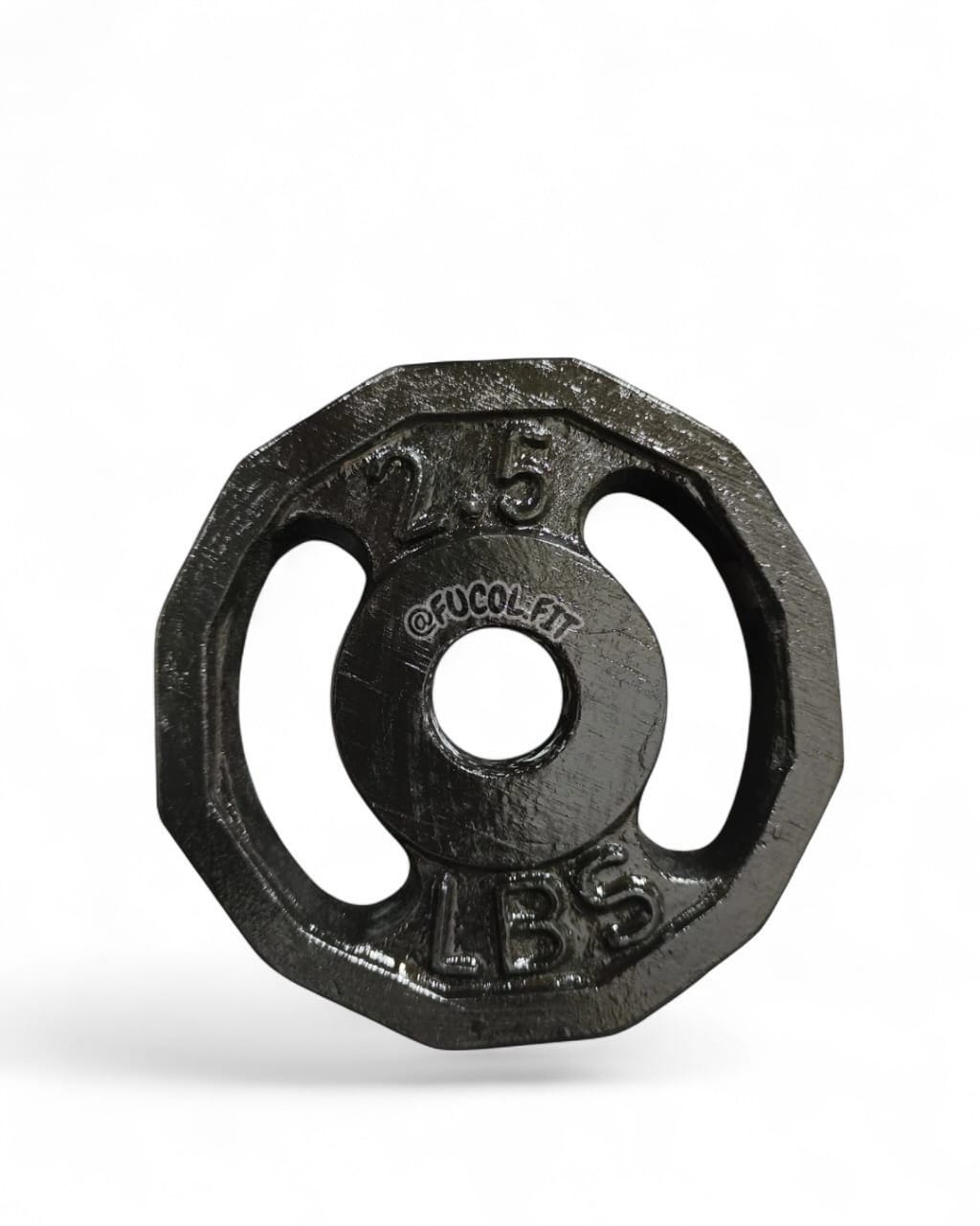 disco 2.5lb octagonal en hierro marca fucol